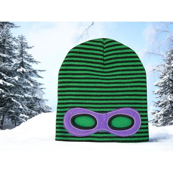 Teenage Mutant Ninja Turtles - Ski Mask Beanie Hat- Eye Opening- Retro-rare - Picture 1 of 5